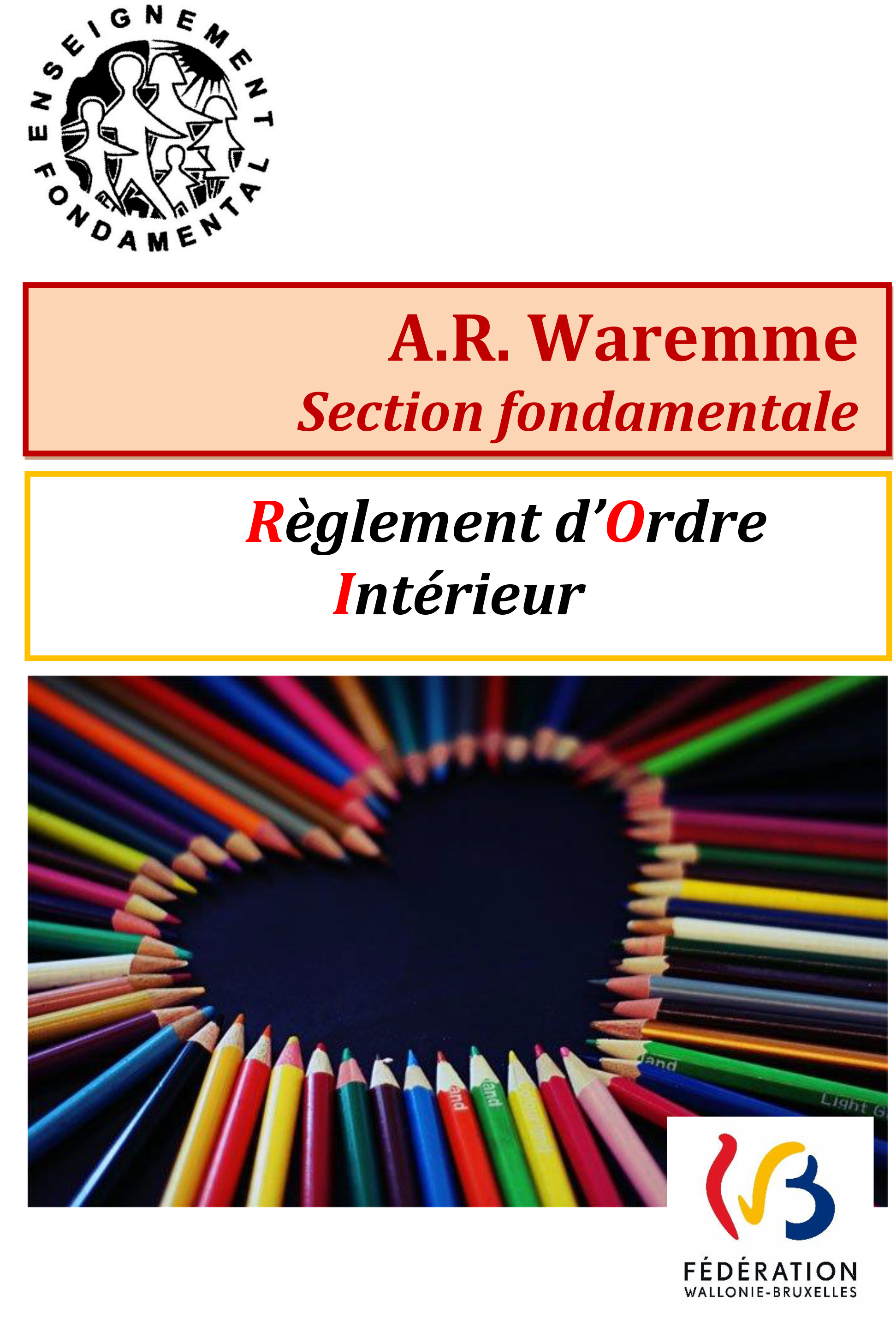 Règlement de l’école fondamentale